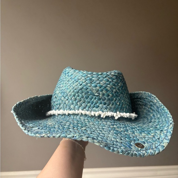 ✪Blue Straw Cowboy Hat✪ - Picture 3 of 5